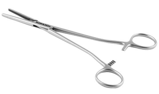 Rogers Hysterectomy Forceps, Straight; Length: 22cm (8.75")