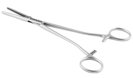 Rogers Hysterectomy Forceps, Straight; Length: 22cm (8.75")