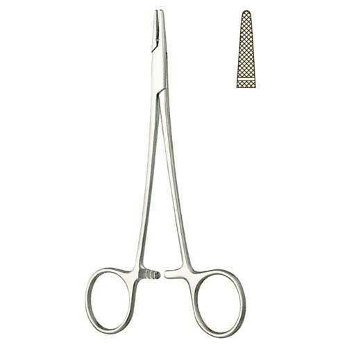 Crile-Wood Needle Holder, Serrated Jaws, 6"