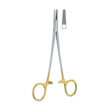 Crile-Wood Needle Holder, Straight, TC, 6"