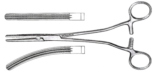 Masterson Hysterectomy Forceps, Straight; Length: 21.5cm (8.25")