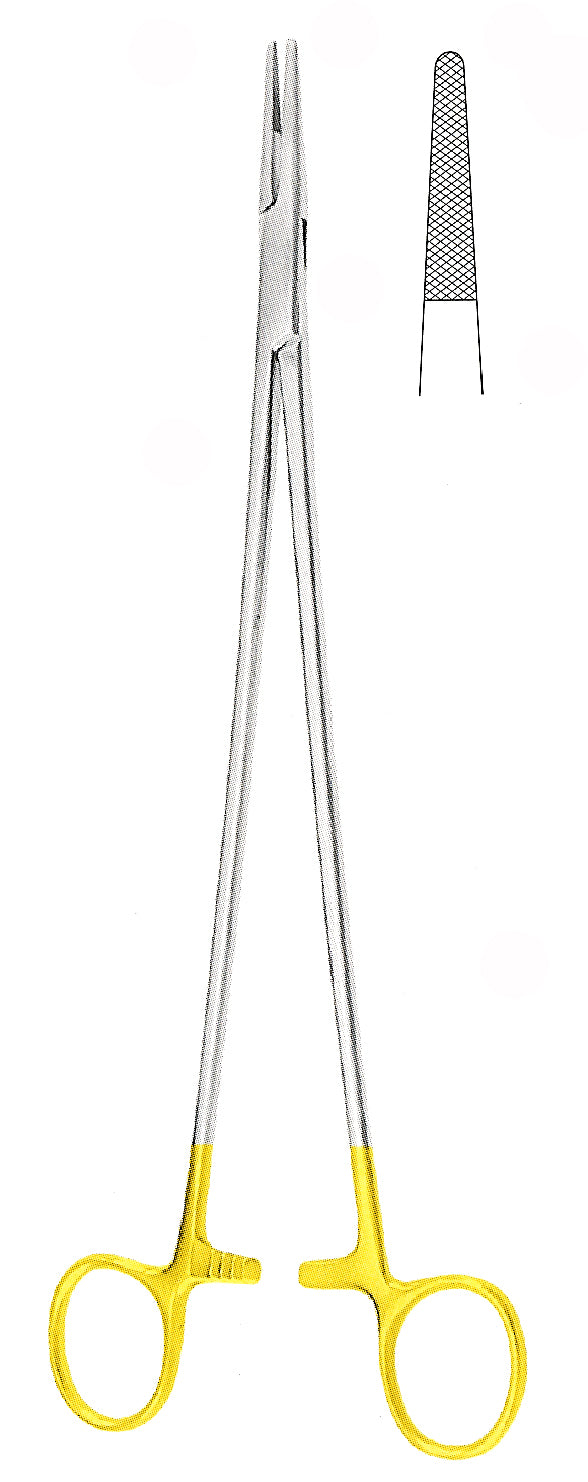 Wagensteen Needle Holder, Serrated, 11"