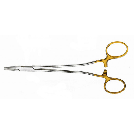 Sarot Needle Holder, Serrated,  10 1/2"