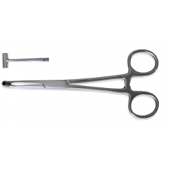 Pratt T-clamp, forceps 6" Length